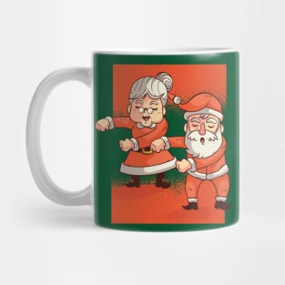 Mr & Mrs. Claus floss dance Mug